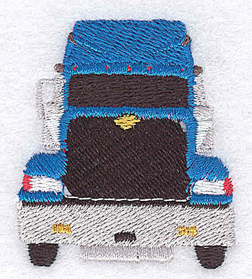 Embroidery Design: Truck front view<br> 1.63w X 1.94h