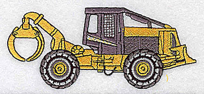 Embroidery Design: Backhoe loader<br> 4.00w X 1.69h