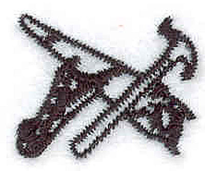 Embroidery Design: Tools<br> 0.94w X 0.75h
