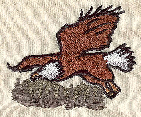 Embroidery Design: Eagle in flight<br> 2.31w X 1.88h