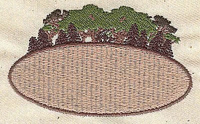 Embroidery Design: Forestry scene<br> 2.94w X 1.75h