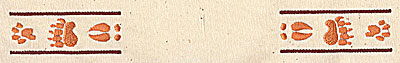 Embroidery Design: Animal paw prints<br> 8.38w X 0.94h
