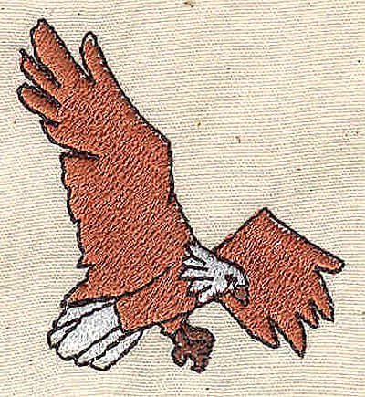 Embroidery Design: Eagle in flight<br> 1.56w X 1.75h