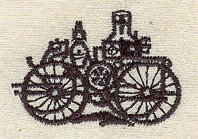 Embroidery Design: Steam engine vintage<br> 1.69w X 1.48h