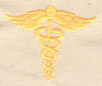 Embroidery Design: Medical symbol<br> 1.50w X 1.25h