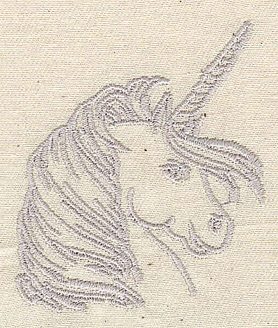 Embroidery Design: Unicorn<br> 2.47w X 2.81h