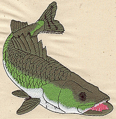 Embroidery Design: Fish<br> 4.75w X 4.81h