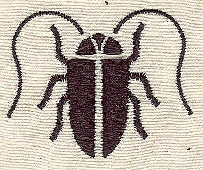 Embroidery Design: Scarab<br> 2.00w X 2.47h