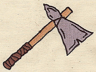 Embroidery Design: Tomahawk<br> 3.44w X 2.56h