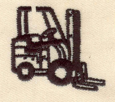Embroidery Design: Fork lift<br> 1.50w X 1.31h