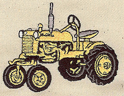 Embroidery Design: Tractor<br> 2.06w X 2.75h