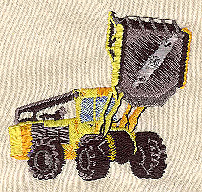 Embroidery Design: Front End Loader<br> 2.44w X 2.48h