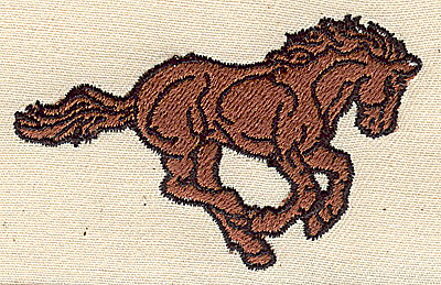Embroidery Design: Horse large<br> 2.69w X 1.69h