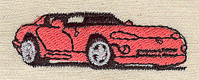 Embroidery Design: Sports car<br> 1.94w X 0.63h