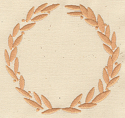 Embroidery Design: Wreath<br> 3.75w X 3.56h