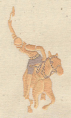 Embroidery Design: Polo player<br> 1.63w X 3.13h