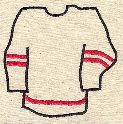 Embroidery Design: Jersey sweater<br> 3.69w X 3.69h
