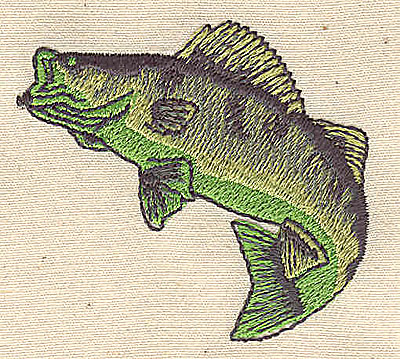 Embroidery Design: Bass<br> 2.19w X 2.06h