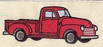 Embroidery Design: Truck<br> 3.63w X 1.44h