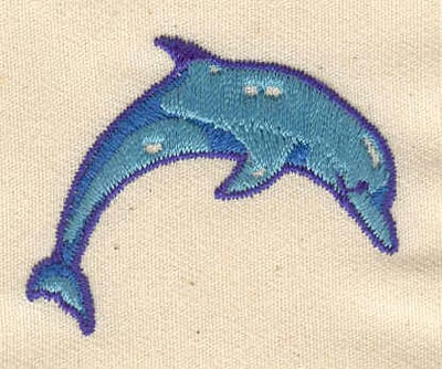 Embroidery Design: Dolphin<br> 1.69w X 1.38h
