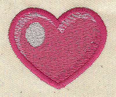 Embroidery Design: Heart<br> 1.81w X 1.50h