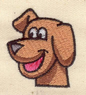 Embroidery Design: Dog<br> 1.38w X 1.50h