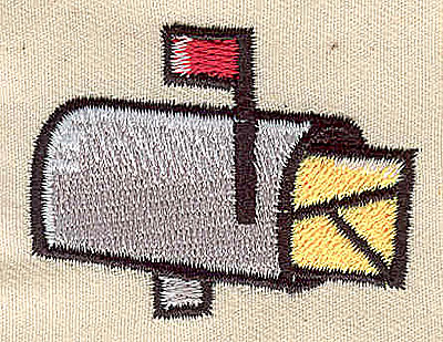 Embroidery Design: Mailbox<br> 1.94w X 1.44h
