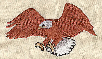 Embroidery Design: Eagle<br> 2.88w X 1.69h