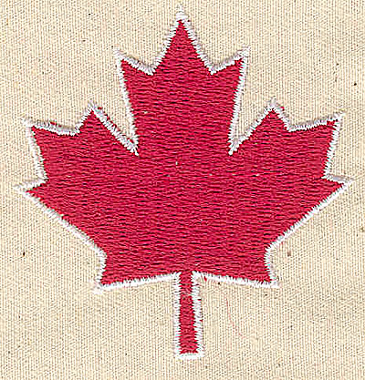 Embroidery Design: Maple leaf<br> 2.13w X 2.19h