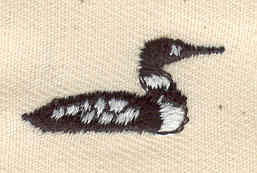 Embroidery Design: Loon<br> 1.00w X 0.44h