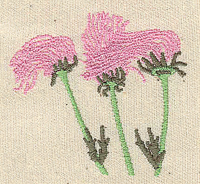 Embroidery Design: Wildflowers<br> 1.88w X 1.69h
