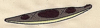 Embroidery Design: Kayak<br> 4.00w X 0.88h