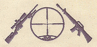 Embroidery Design: Target practice<br> 3.44w X 1.56h