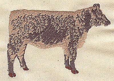Embroidery Design: Cow<br> 2.94w X 2.19h | Embroidery Legacy Embroidery Design: Cow<br> 2.94w X 2.19h