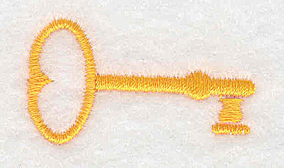 Embroidery Design: Key<br>1.63w X 0.88h