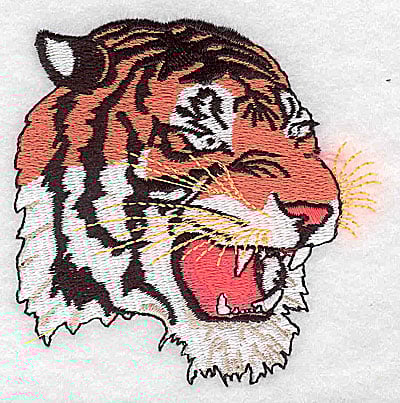 Embroidery Design: Tiger<br> 3.19w X 3.19h