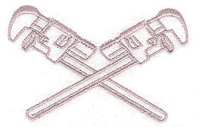 Embroidery Design: Wrenches<br> 3.13w X 2.00h