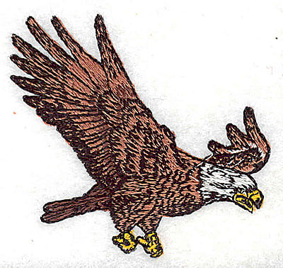 Embroidery Design: Eagle<br> 2.63w X 2.44h