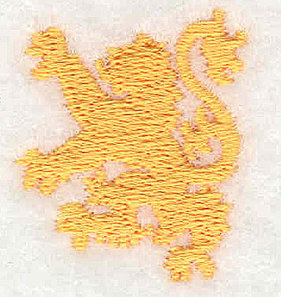 Embroidery Design: Lion symbol<br> 1.00w X 1.13h