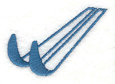 Embroidery Design: Skis<br> 2.00w X 1.44h