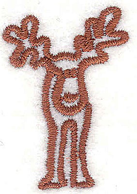 Embroidery Design: Moose<br> 1.00w X 1.50h