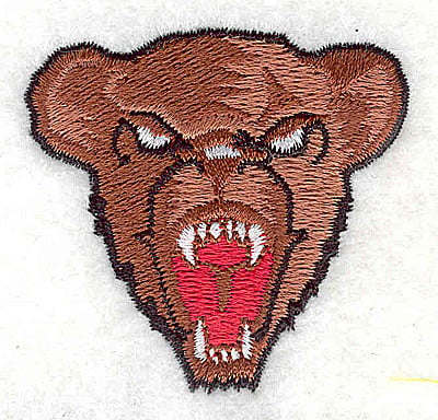 Embroidery Design: Bear head<br> 1.94w X 1.81h