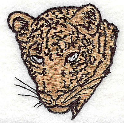 Embroidery Design: Cheetah<br> 2.44w X 2.50h