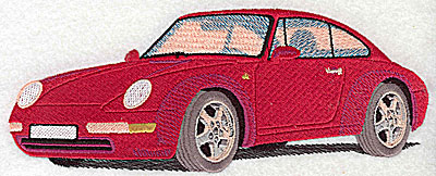 Embroidery Design: Sports Car<br> 7.69w X 3.00h