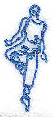 Embroidery Design: Dancer<br> 1.25w X 3.00h