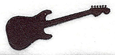 Embroidery Design: Guitar<br> 3.06w X 1.31h