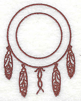 Embroidery Design: Dreamcather<br> 2.38w x 3.06h
