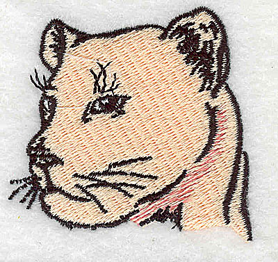 Embroidery Design: Cougar<br> 2.06w X 2.00h