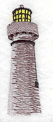 Embroidery Design: Lighthouse<br> 0.75w X 2.44h