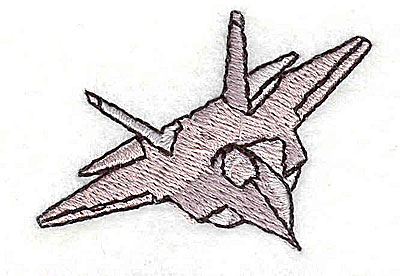 Embroidery Design: Fighter jet<br> 1.81w X 1.31h